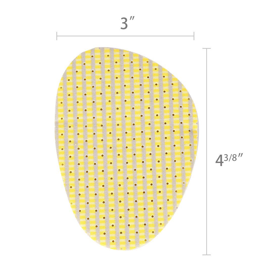 uxcell Women's Forefoot Half Insoles - 3 Pairs Yellow Gel Cushion Pads for High Heels & Dress Shoes | Comfort Support for Ball of Foot Pain Relief