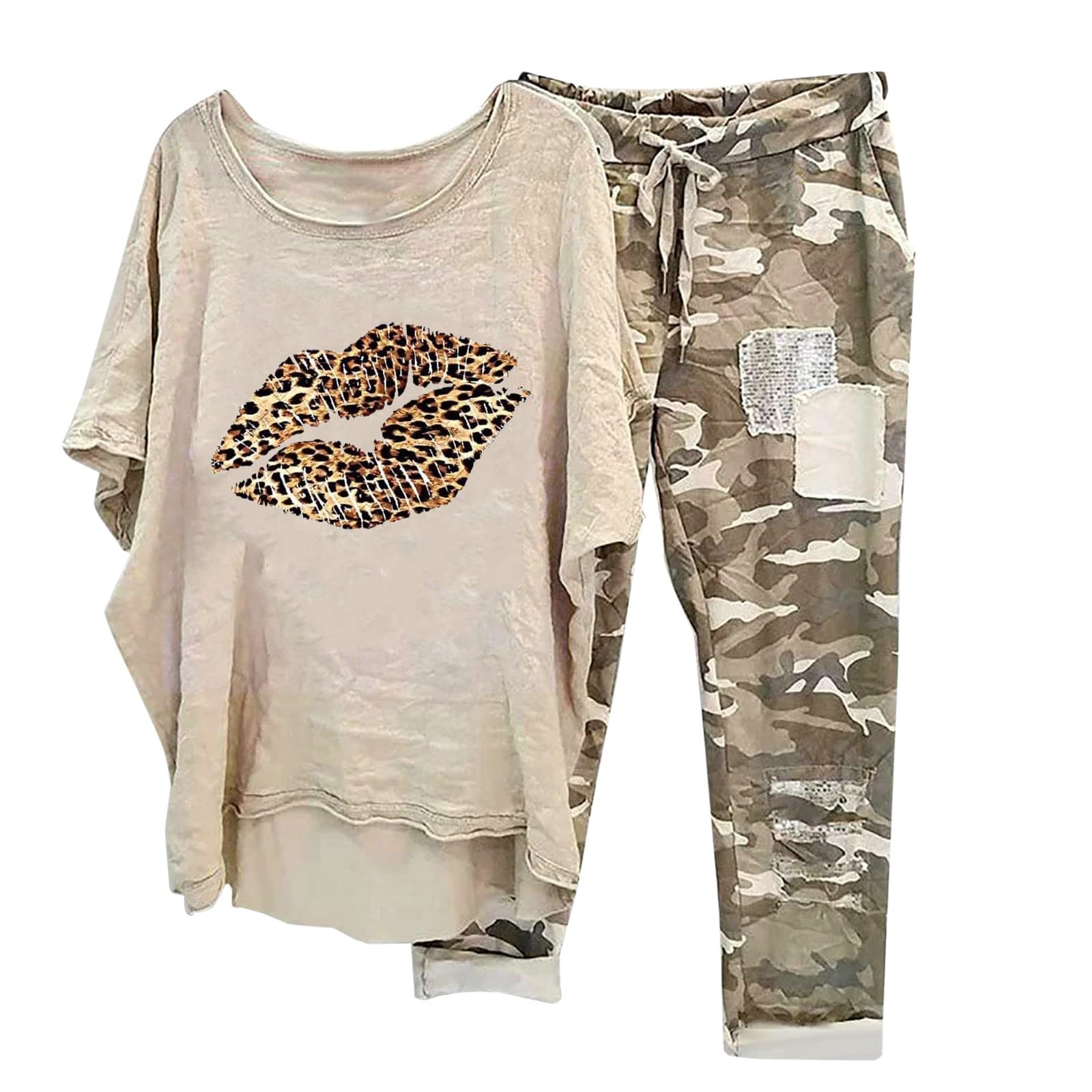 Women's 2-Piece Matching Short Set - Summer Lounge & Beach Outfit | Comfortable Cotton Shorts & Top Set for Casual Wear, Vacation, and Relaxation