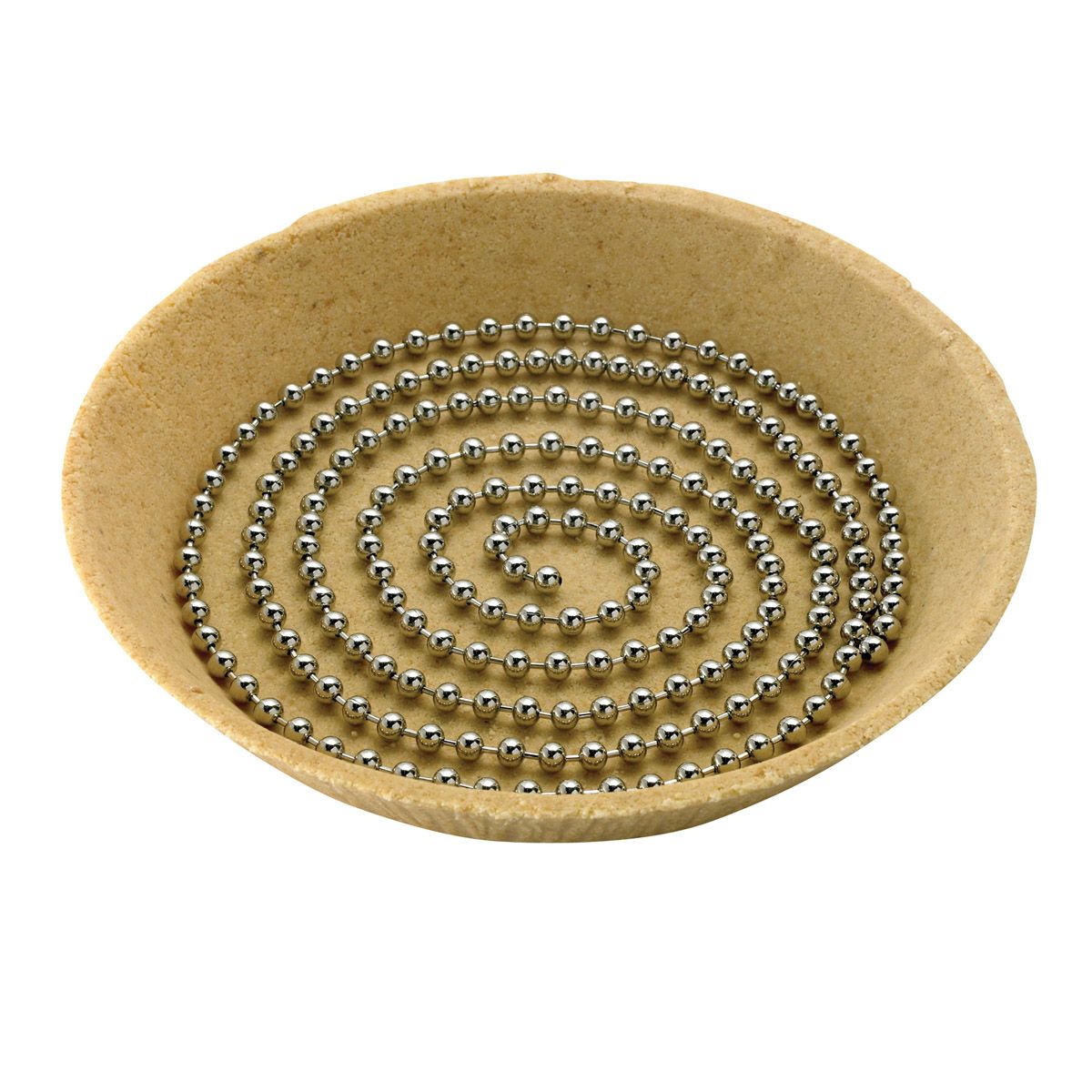 Mrs. Anderson's Baking 6ft Pie Weight Chain for Blind Baking Crusts | Premium Ceramic Bead Pastry Weights for Perfect Pie Crusts | Ideal for Home Bakers, Thanksgiving & Holiday Baking
