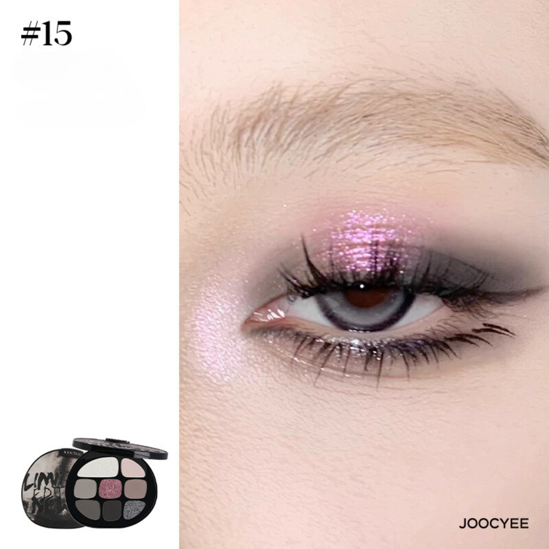 Joocyee Enzyme Smoke & Amber Eyeshadow Palette - 12 Color Matte & Shimmer Eyeshadow for Smokey & Natural Makeup - Perfect for Day & Night Looks
