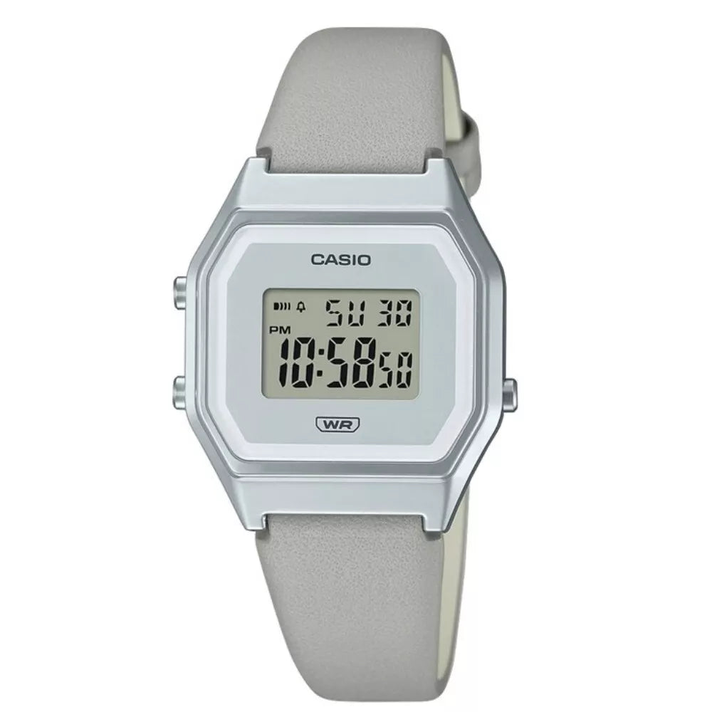 Casio LA680WEL 8D Digital Watch for Women - Stylish Gold-Tone Watch with Alarm, Stopwatch & LED Light - Perfect for Work, Gym & Everyday Wear