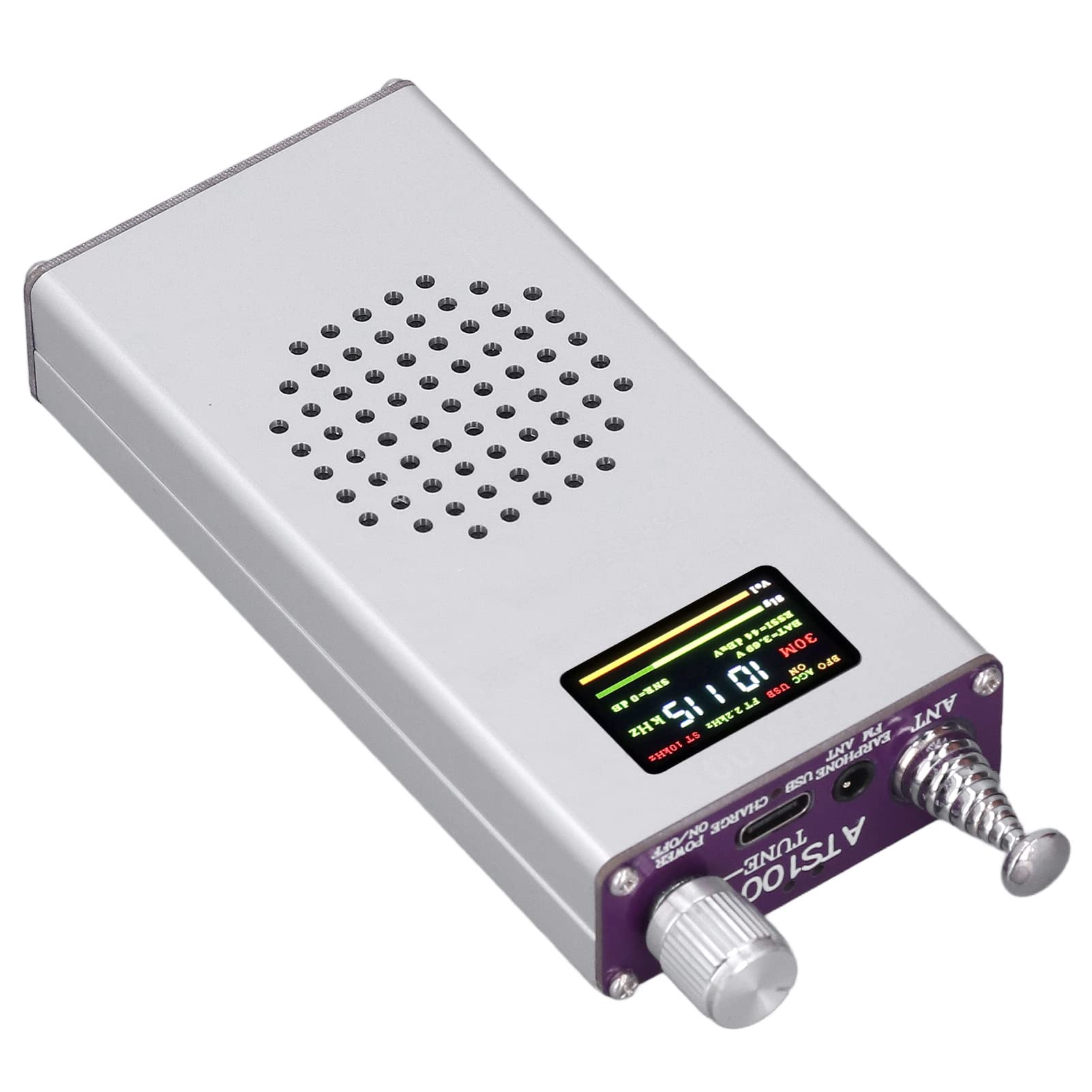 Si4732 Digital Radio Receiver - Long Life FM/AM Receiver with RDS, Stereo Sound - Perfect for Home, Office, and Outdoor Use