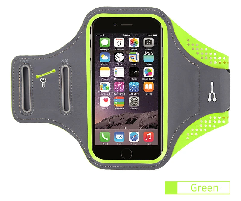 iPhone 15 Armband for Running & Outdoor Sports - Waterproof Phone Holder for Gym, Hiking, Cycling & Fitness Activities
