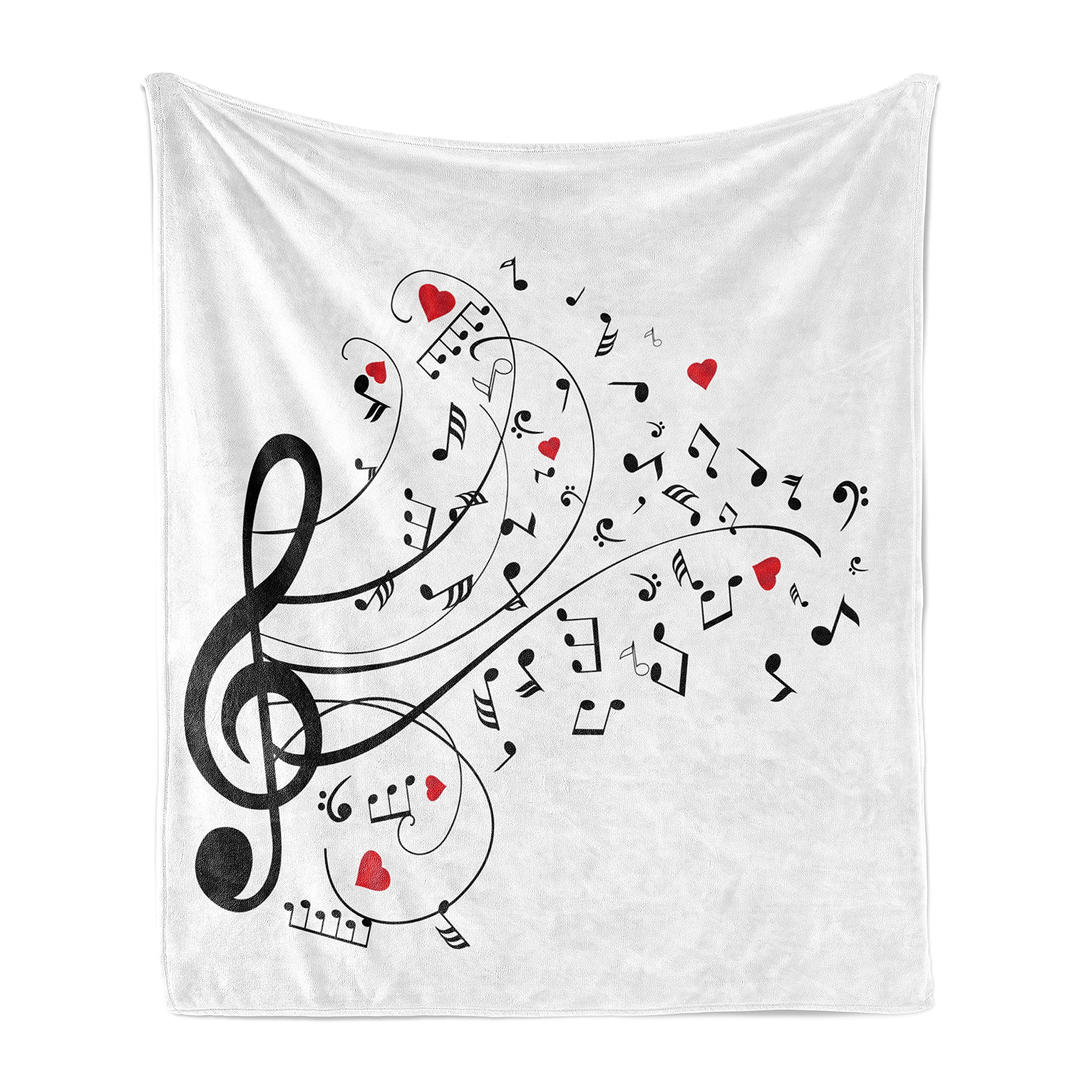 Ambesonne Music Themed Throw Blanket - 70
