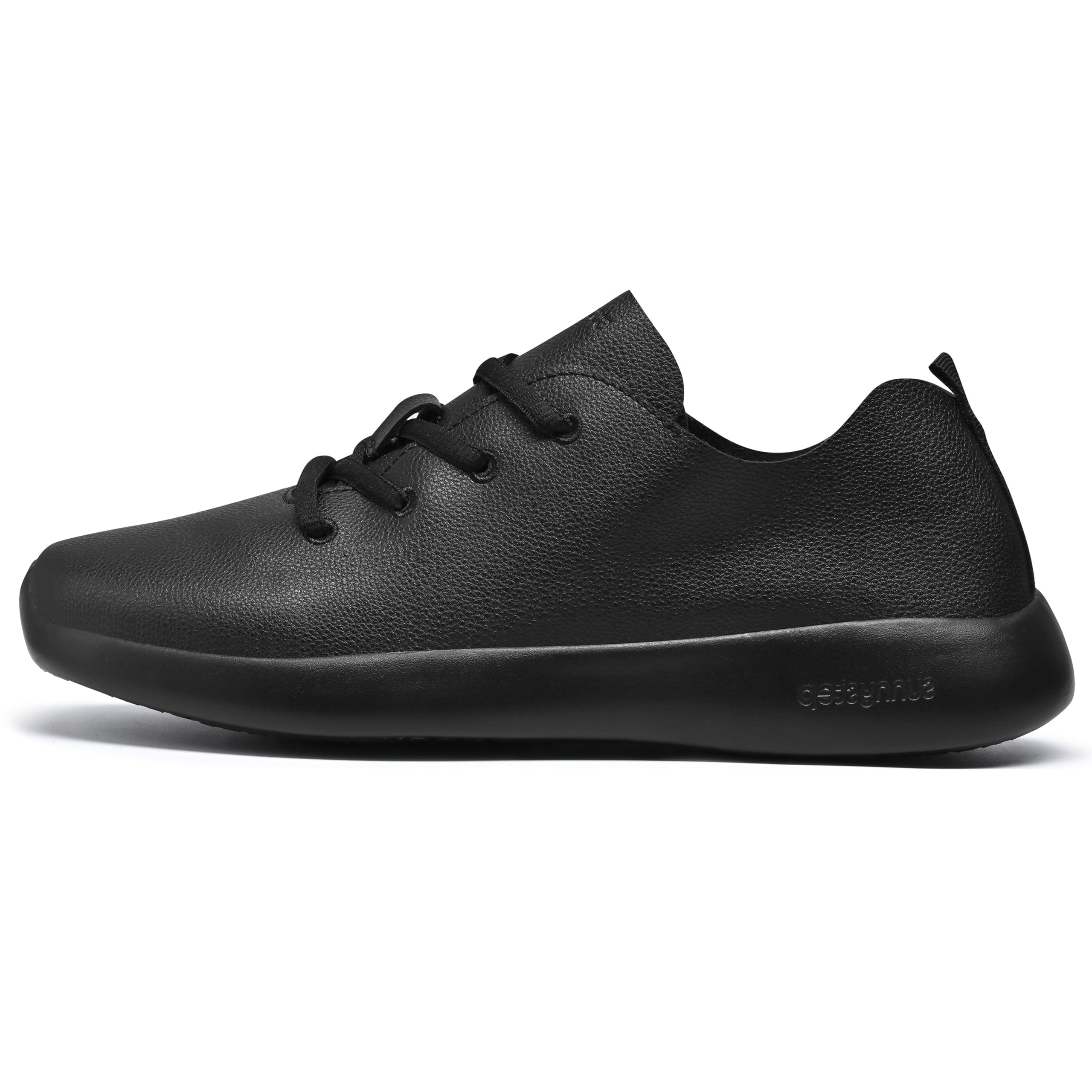 Balance Runner Comfortable Leather Sneakers for Women & Men | Non-Slip Arch Support Walking Shoes | Casual & Work Shoes | Fashion Sneakers for Office & Daily Wear | Black, White, Tan Running Shoes | Perfect for Walking, Working & All-Day Comfort