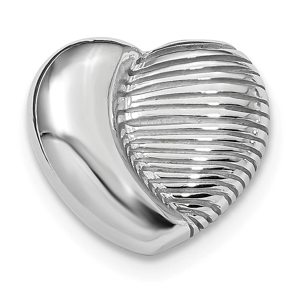 925 Sterling Silver Heart Necklace for Women - Dainty Slide Pendant Charm Chain - Romantic Gift for Her - Perfect for Valentine's Day, Anniversary & Special Occasions