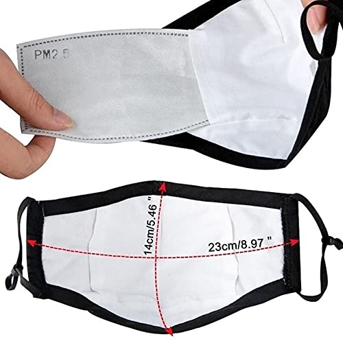 12 Pack Washable Reusable Face Masks - Soft Breathable Unisex Cloth Face Cover for Daily Protection | Perfect Fit for Work, Travel & Outdoor Activities