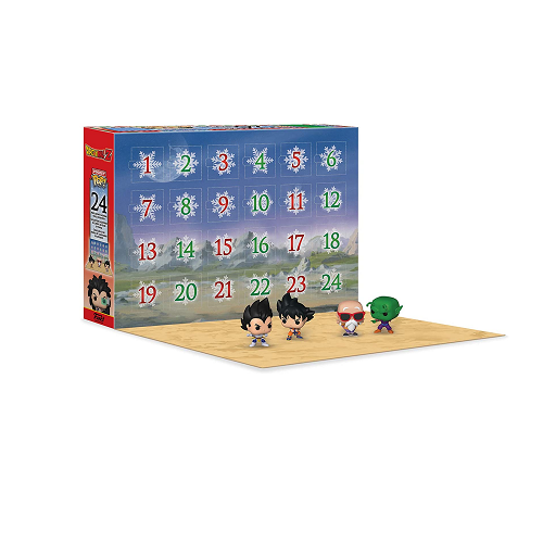 Funko Pocket Pop! Dragon Ball Z 2022 Advent Calendar - 24 Mini Collectible Figures for Christmas Countdown, Gifts for Anime Fans & Collectors | Perfect for Holiday Decor, Stocking Stuffers & DBZ Merch Displays