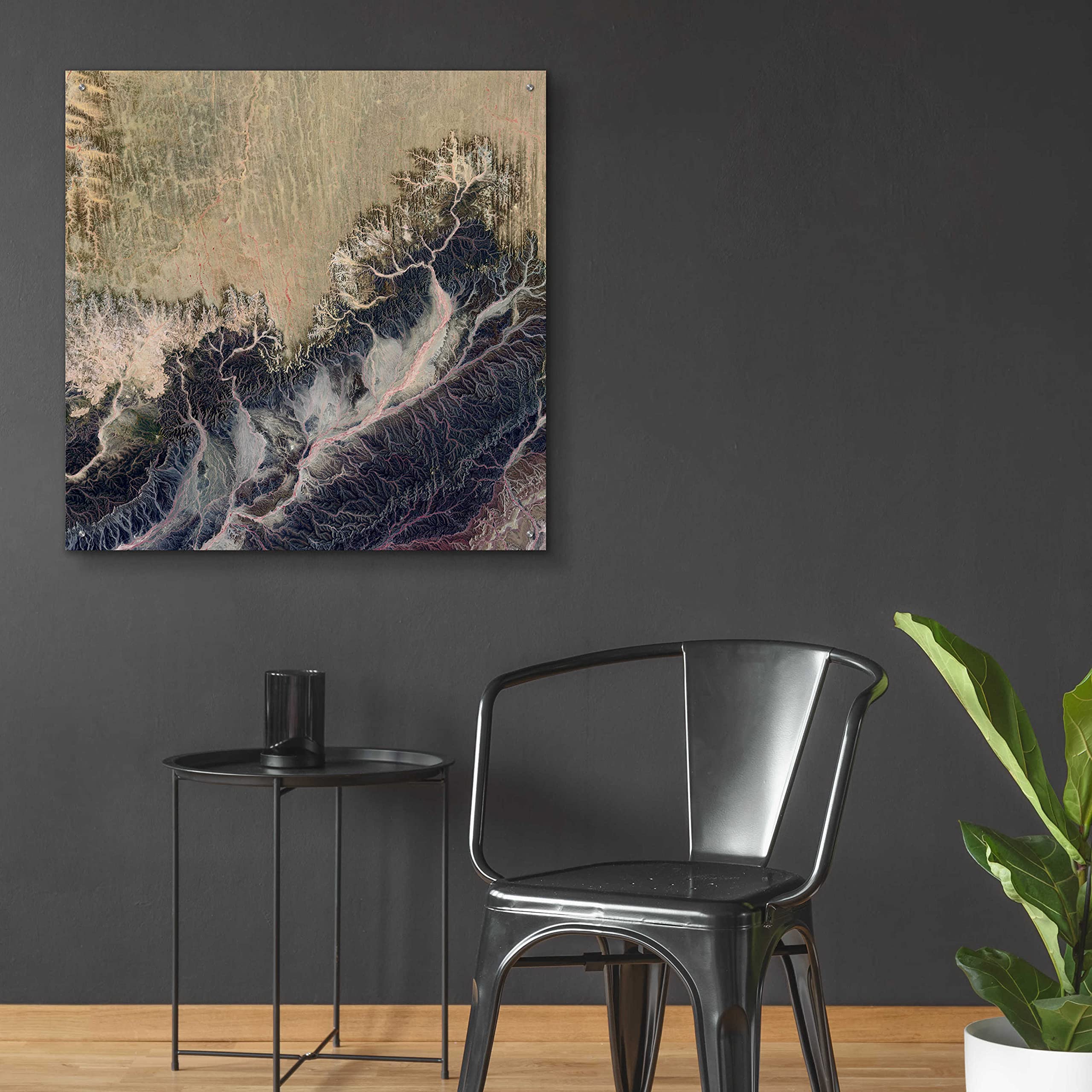 Epic Art 'Earth as Art: Irritated' - 36x36 Inch Modern Acrylic Glass Wall Decor | Stunning Home & Office Wall Art | Perfect for Living Room, Bedroom or Contemporary Spaces