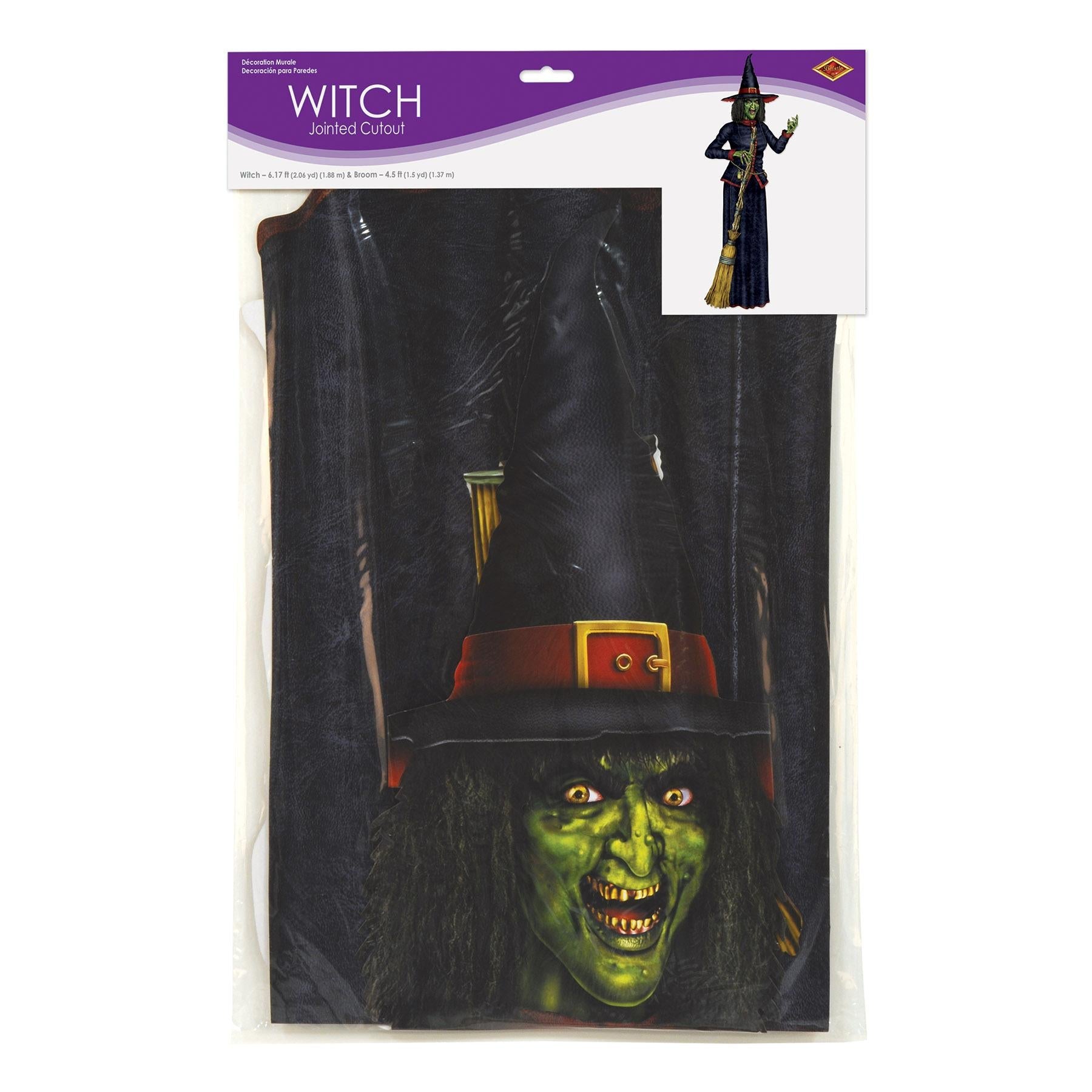 12 Pack Beistle Halloween Jointed Witch Decorations - Hanging Witches for Halloween Party, Home, and Yard Decor - Perfect for Spooky Halloween Decorating