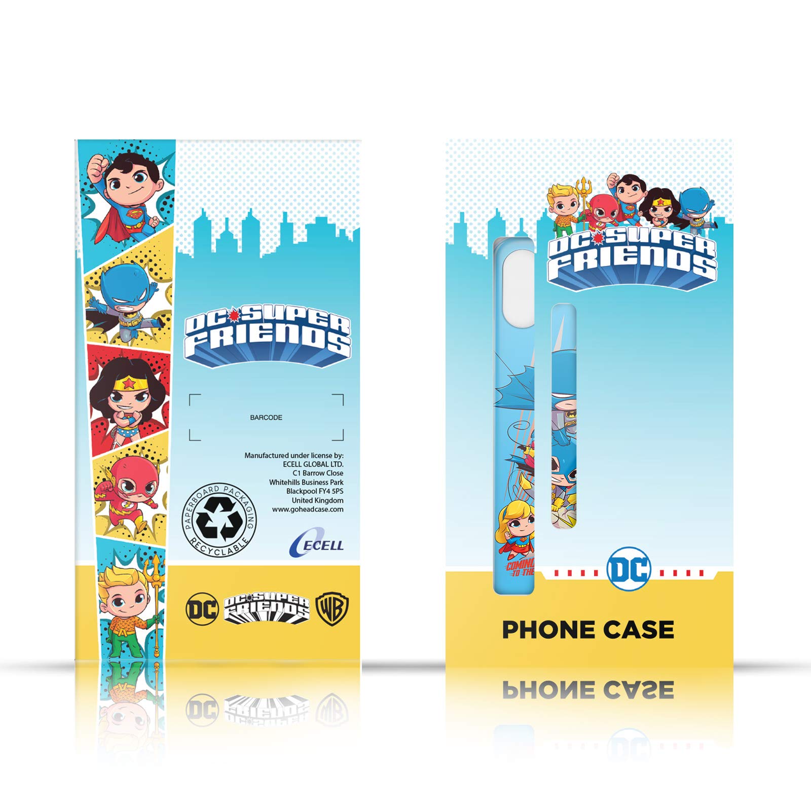Head Case Designs Officially Licensed Super Friends DC Comics Superman 1 Toddlers Soft Gel Phone Case for Apple iPhone XR - Perfect for Kids, Gifts & Comic Book Fans