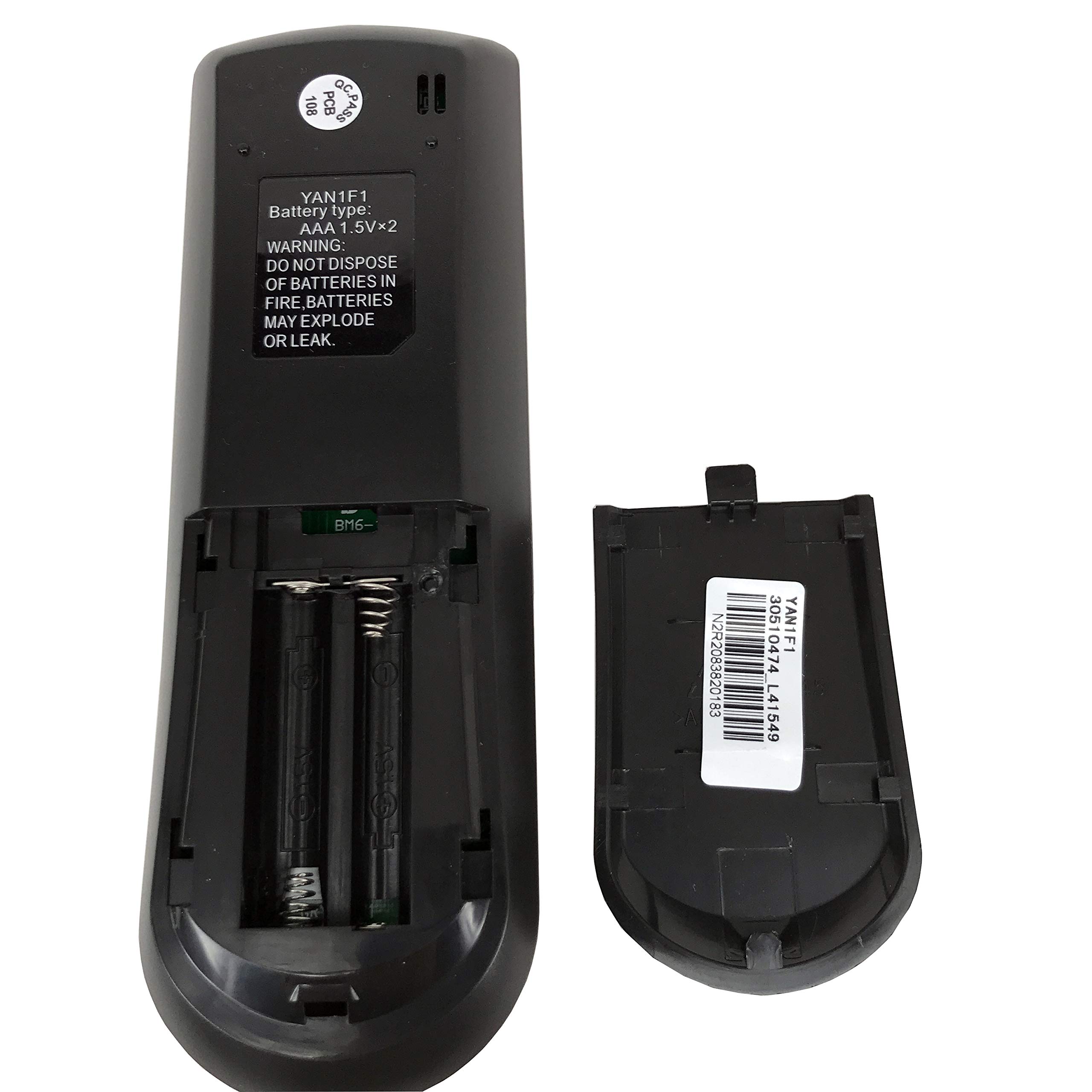 Gree Air Conditioner Remote Control KIT YAN1F1 - Compatible with VIR09HP115V1AH & VIR12HP230V1AH Models - Perfect for Home, Office, and Commercial Use