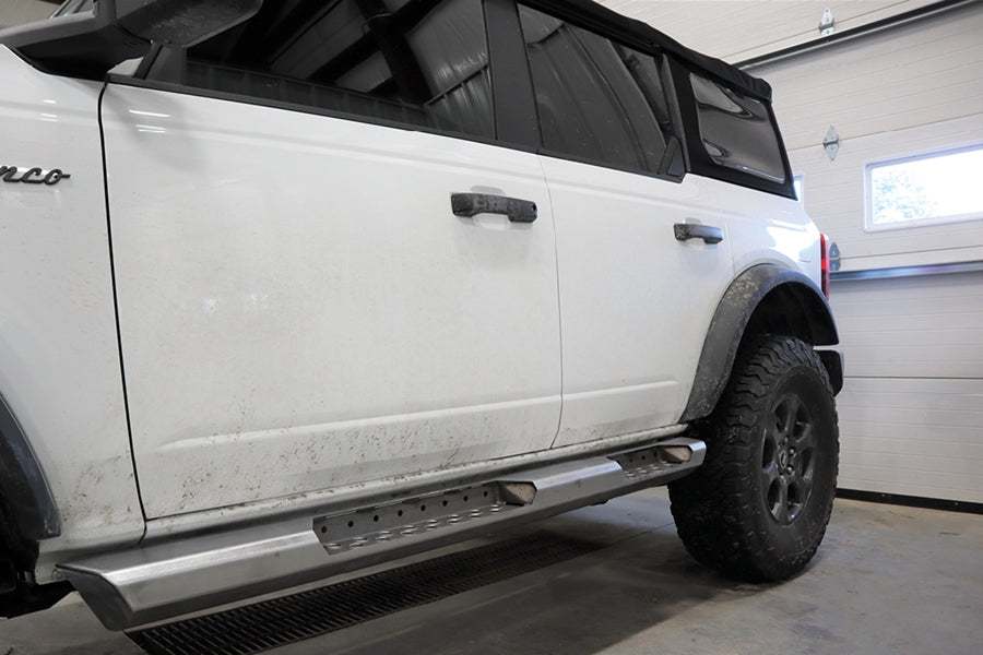Ford Bronco 4 Door LOD Offroad Destroyer Rocksliders - Heavy Duty Bare Steel Rock Sliders for Off-Roading & Trail Protection - Perfect for Jeep Wrangler & 4x4 Adventure Enthusiasts