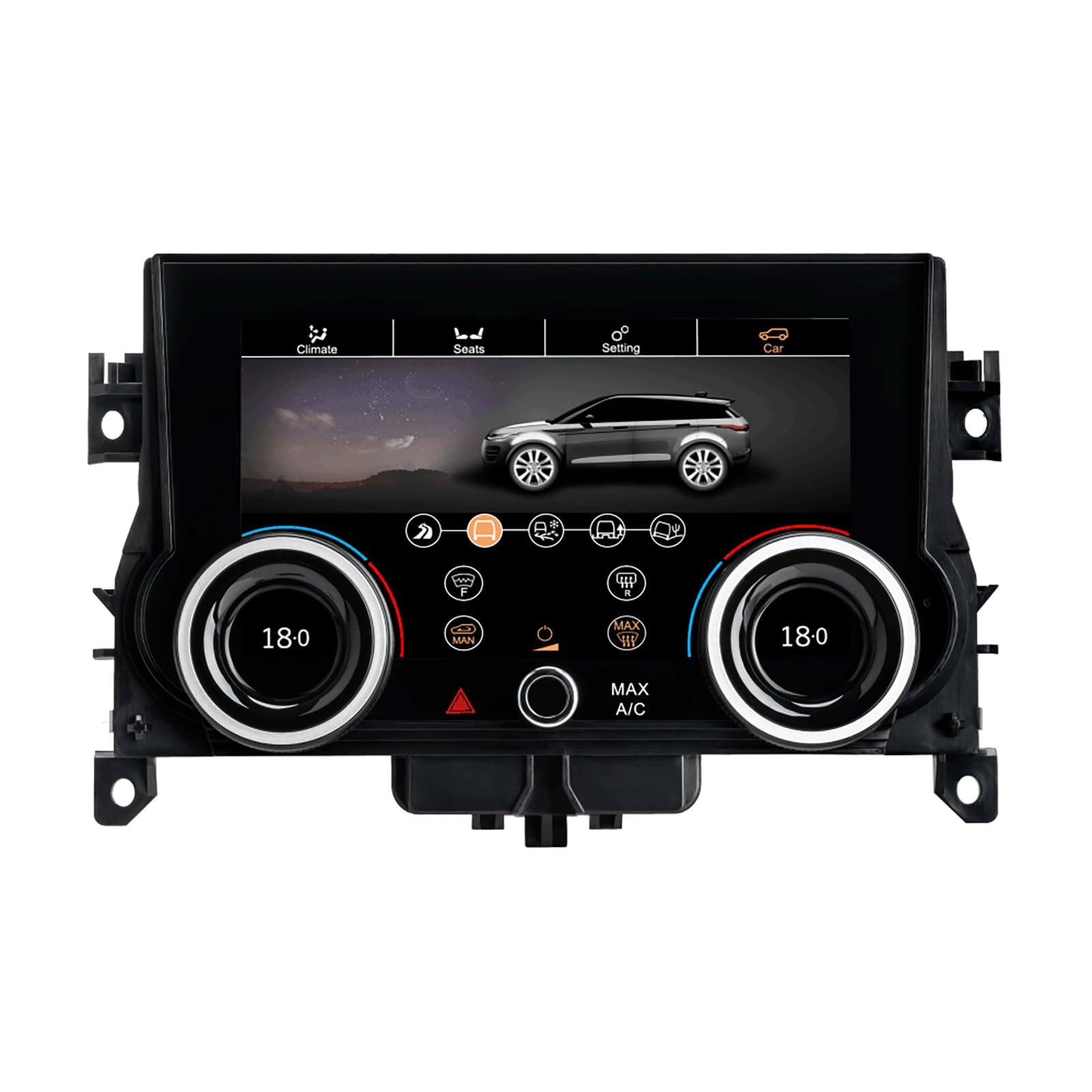 7in Touch Screen Air Conditioning Panel for Range Rover Evoque 2012-2018 - Smart AC Control Upgrade - Perfect for Summer Cooling & Winter Heating Comfort
