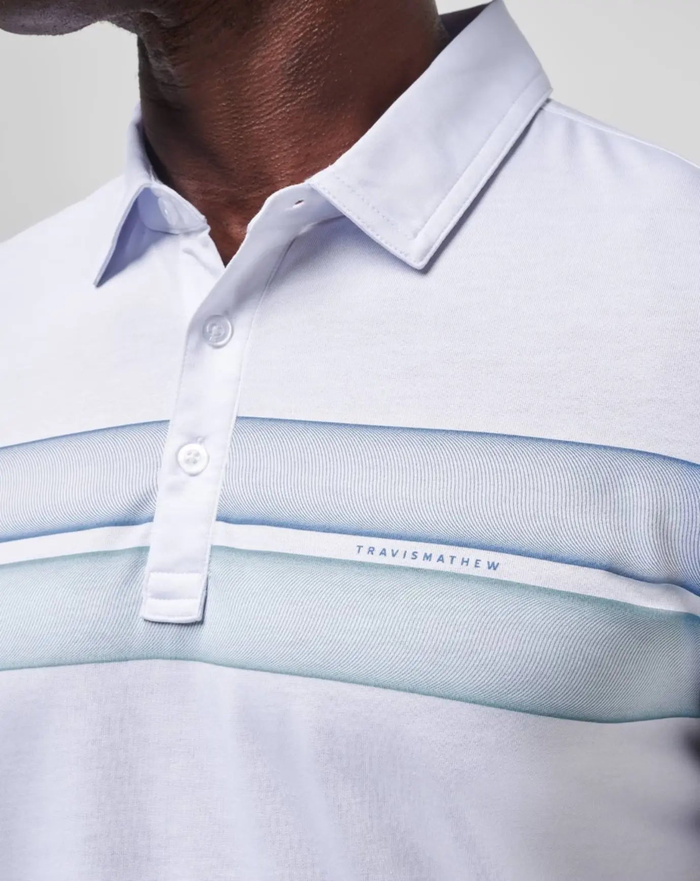 TravisMathew Ocean Time Performance Polo Shirt for Men - Moisture-Wicking, UV Protection & Breathable Fabric - Perfect for Golf, Travel & Casual Wear