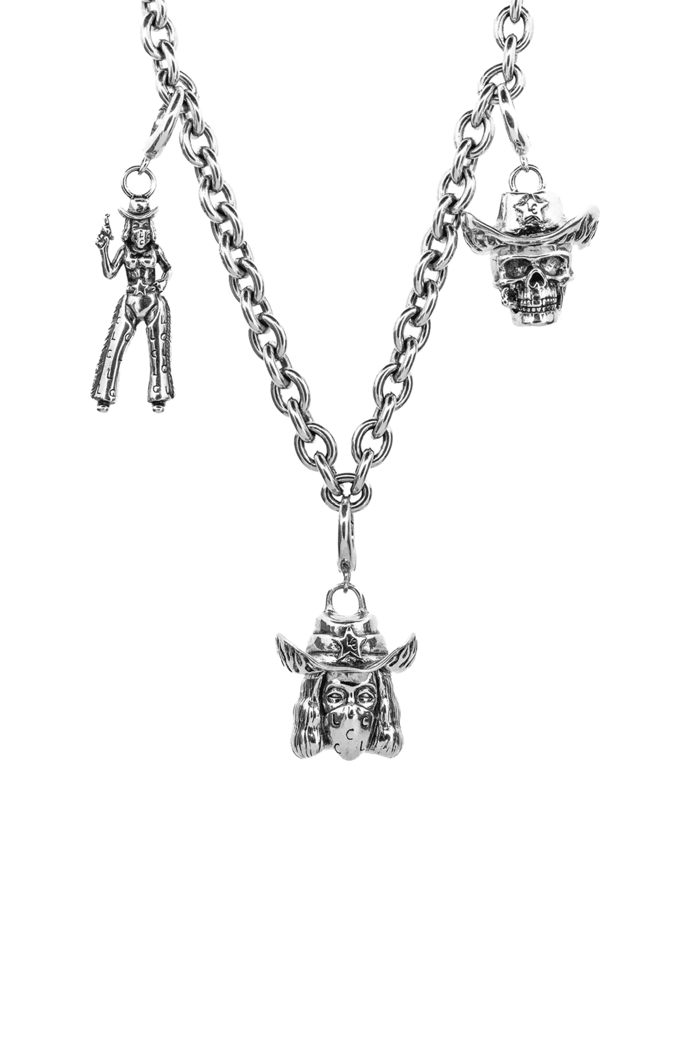 Customizable Rodeo Charm Necklace - Western Cowgirl Jewelry for Rodeo Events, Country Concerts & Cowboy-Themed Parties