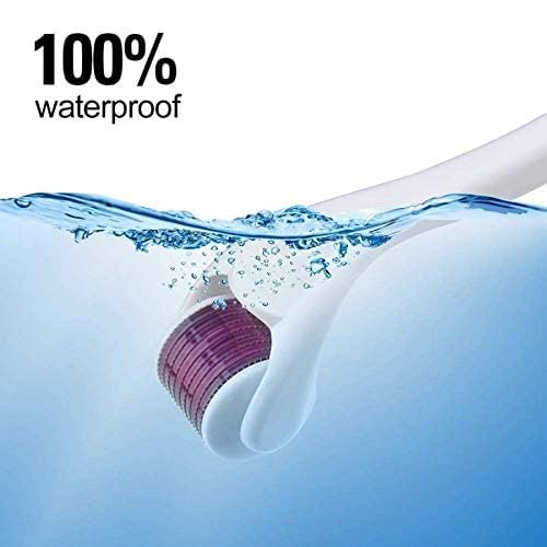 PARVY® Hair Growth Derma Roller with 540 Titanium Needles (0.5mm) - Repairs Damaged Hair, Reduces Hair Fall & Stimulates Follicles for Thicker Hair | Easy to Use at Home for Men & Women | Perfect for Hair Regrowth Treatment & Scalp Care
