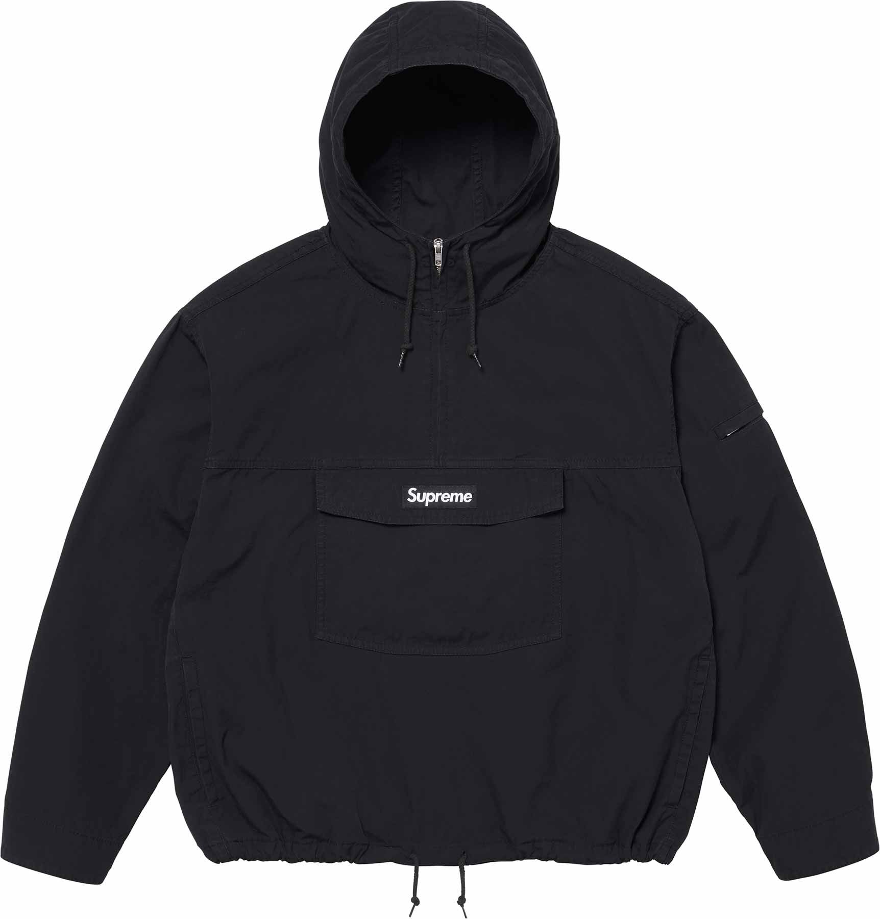 Supreme Cotton Utility Anorak Jacket - Water-Resistant Outdoor Windbreaker for Men & Women - Perfect for Hiking, Camping & Urban Streetwear Fashion