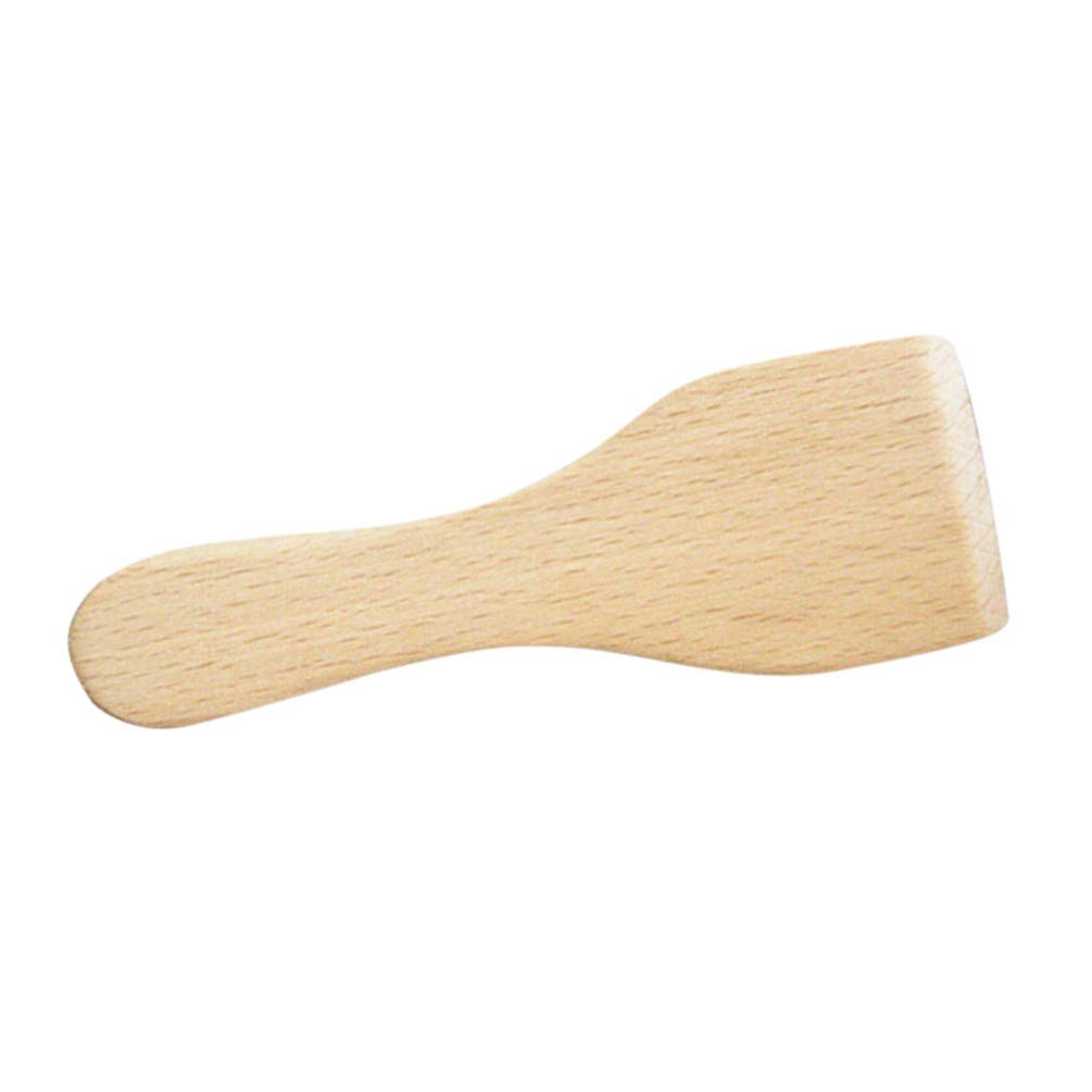 Cabilock 4-Piece Metal Spatula Set - Non-Stick Wooden Turner, Small Beech Butter Spatulas for Cooking, Baking & Kitchen Decor - Perfect for Flipping Pancakes, Frosting Cakes & Serving Desserts