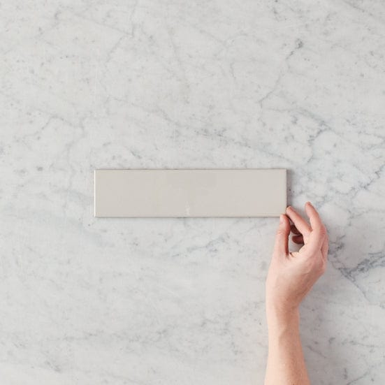 Riverton Gloss Nude Subway Tile - Premium Ceramic Wall Tile for Kitchen Backsplash, Bathroom, and Shower Renovation - Perfect for Modern and Vintage Home Decor