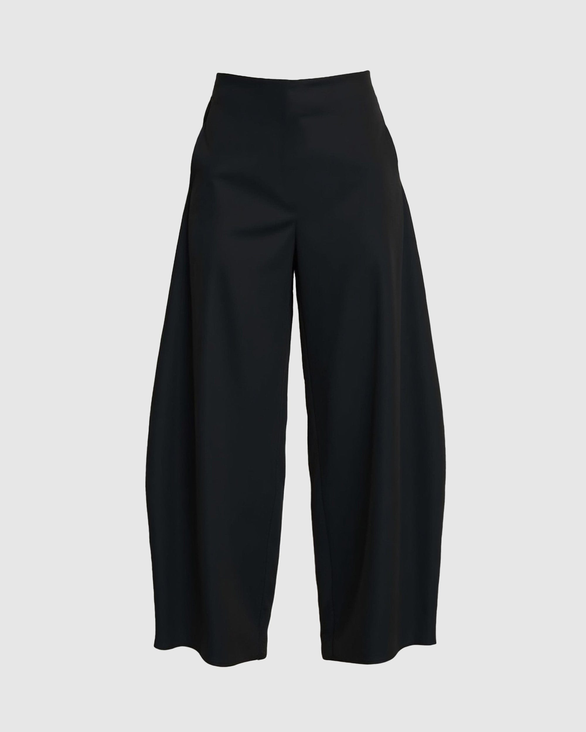 Momo Women's Flowy High Waist Barrel Leg Pants - Comfortable Wide Leg Trousers for Casual, Office & Travel Outfits