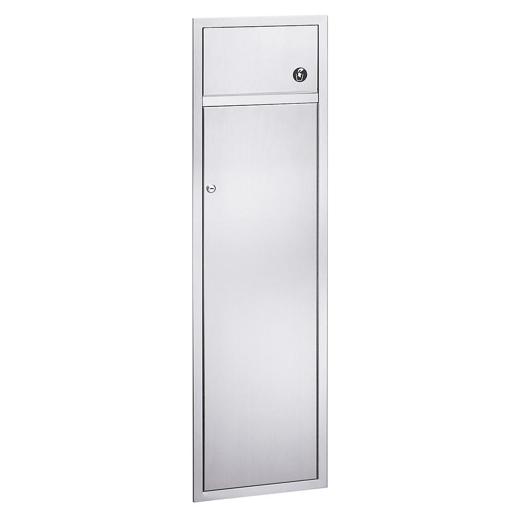 Bradley 315 1164 9.2 Gallon Commercial Trash Can Without Push Cover Door - Heavy Duty Waste Receptacle for Office, Kitchen, Restaurant & Public Spaces