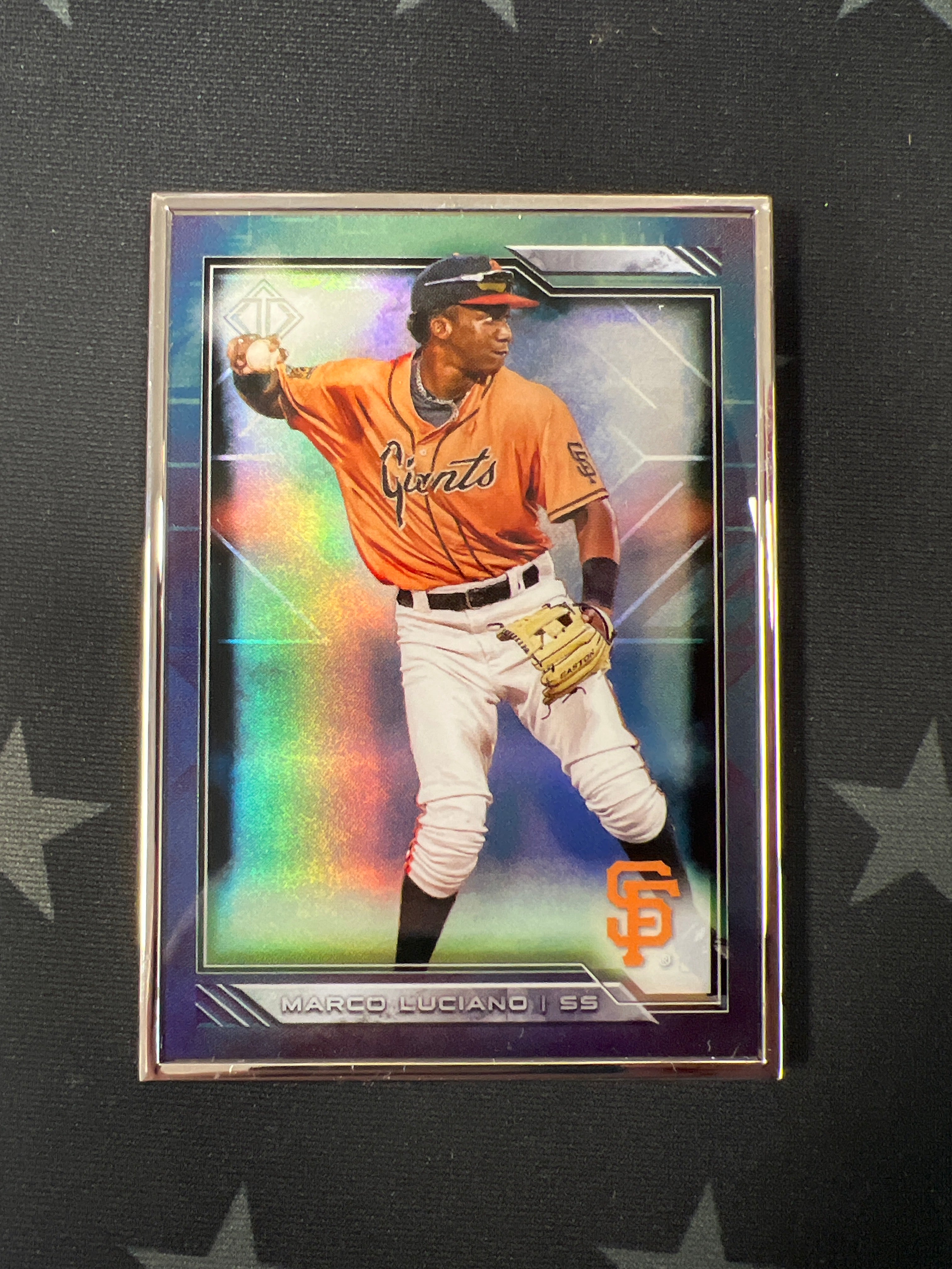 2020 Bowman Transcendent Marco Luciano #38 Silver Frame Baseball Card /100 - Rare Collectible for Sports Memorabilia & Investment