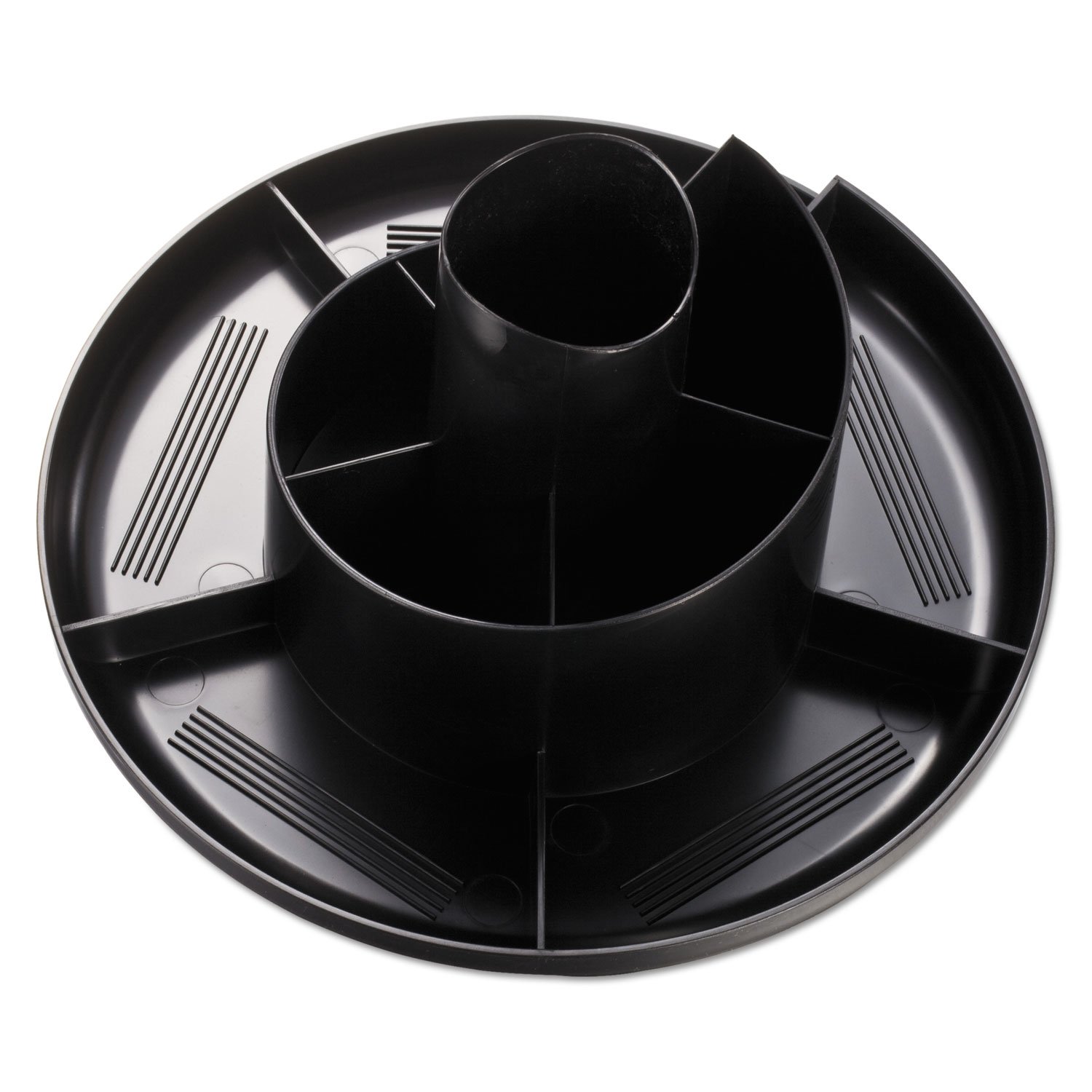 360° Rotating Spice Rack Organizer - Expandable 4-Tier Lazy Susan for Kitchen Countertop, Pantry, Bathroom & Office Storage (Black) - Perfect for Organizing Spices, Makeup, Office Supplies & More