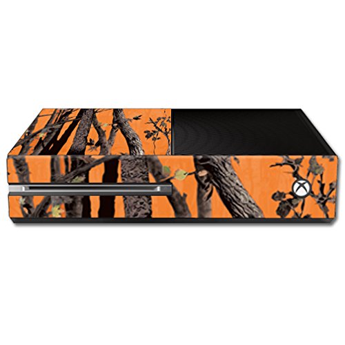 MightySkins Vinyl Decal Wrap Cover for Microsoft Xbox One - Orange Camo Design | Protective, Durable, Custom Skin | Easy to Apply & Remove | Made in USA | Perfect for Gaming Setups & Personalization
