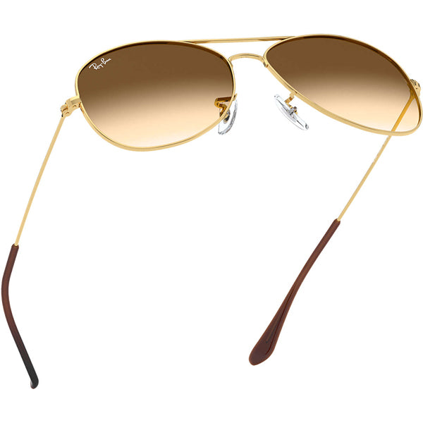 Cockpit Standard Gold/Light Brown Gradient Sunglasses - Stylish UV Protection Shades for Driving, Beach & Outdoor Activities