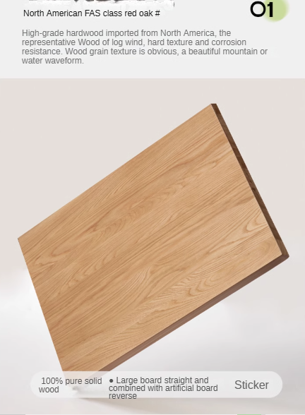 Solid Oak Wood Corner Desk for Home Office - Compact & Stylish Workspace Solution for Small Spaces, Apartments & Dorm Rooms