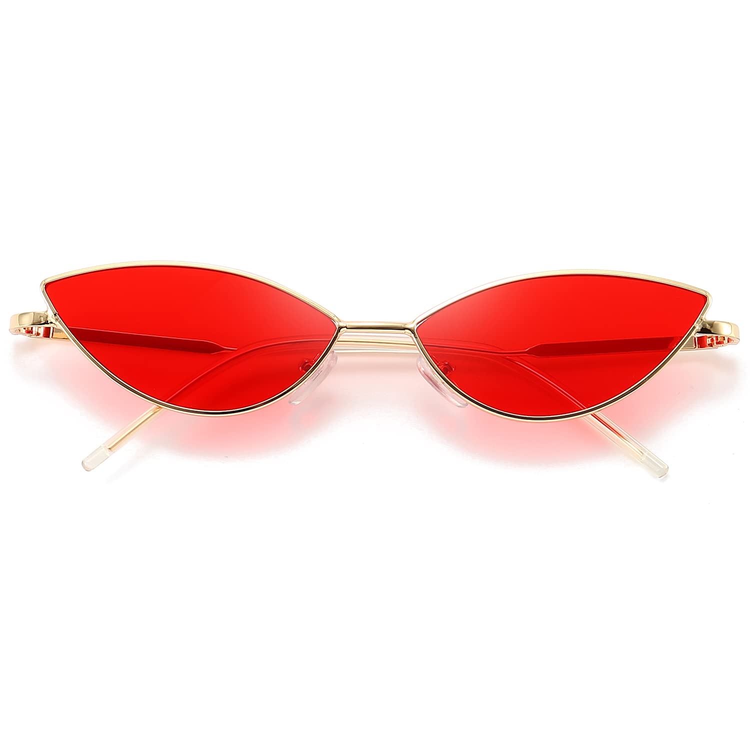Trendy Cat Eye Sunglasses for Women & Men - Vintage Triangle Frame UV Protection - Perfect for Beach, Driving & Outdoor Activities