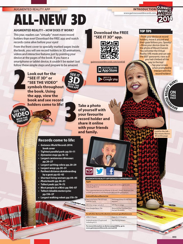 Guinness World Records 2014 Book - Officially Amazing Facts & Achievements | Perfect Gift for Trivia Lovers & Record Enthusiasts | Great for Family Game Nights & Classroom Learning