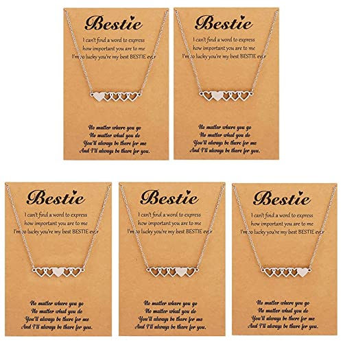 D: 5Pcs Friendship Necklaces