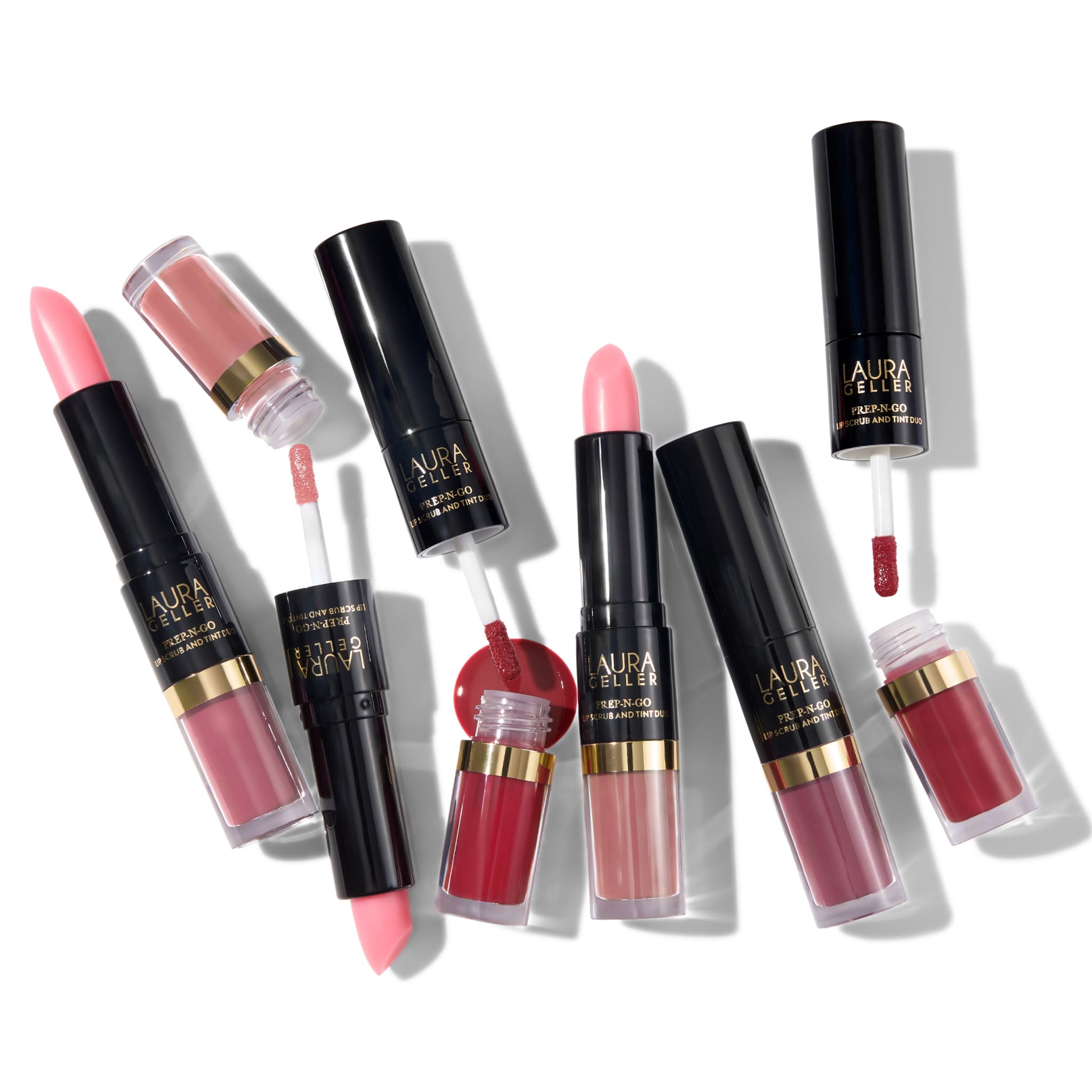 Prep n Go Lip Scrub & Tint Duo Set - Exfoliating & Moisturizing Lip Care for Soft, Smooth Lips - Perfect for Daily Use, Travel & On-the-Go Beauty Routine