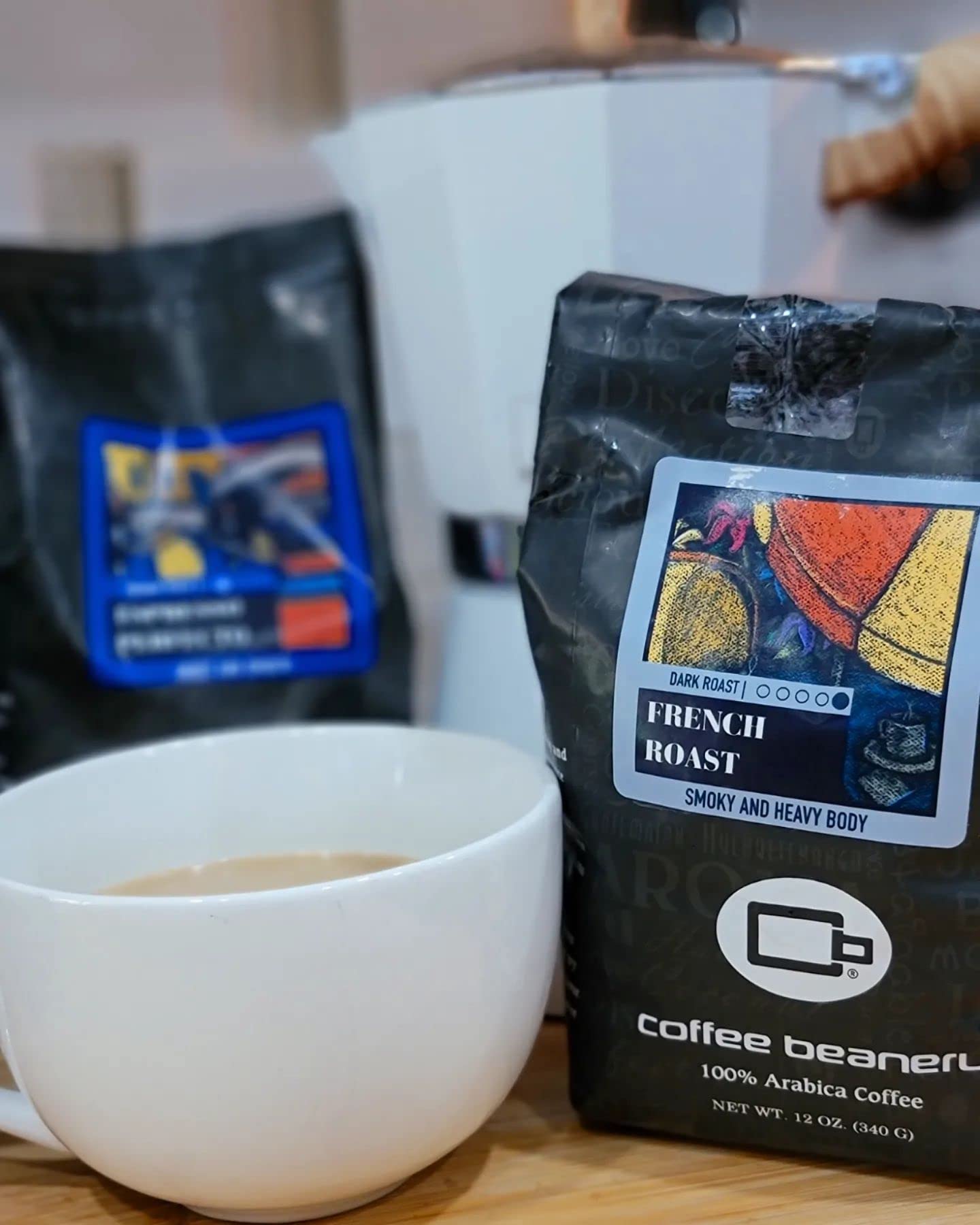 Premium French Roast Specialty Coffee - 3LB Whole Bean Coffee for Rich & Bold Flavor | Perfect for Home Brewing, Office Use & Gifts