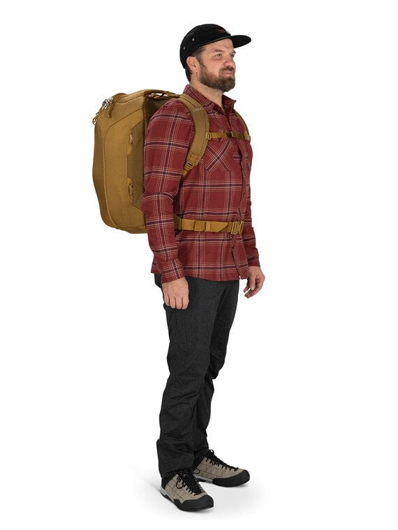 Osprey Sojourn Porter 46L Travel Backpack - Lightweight Carry-On Luggage for Airplane, Train & Bus Travel - Perfect for Business Trips & Weekend Getaways