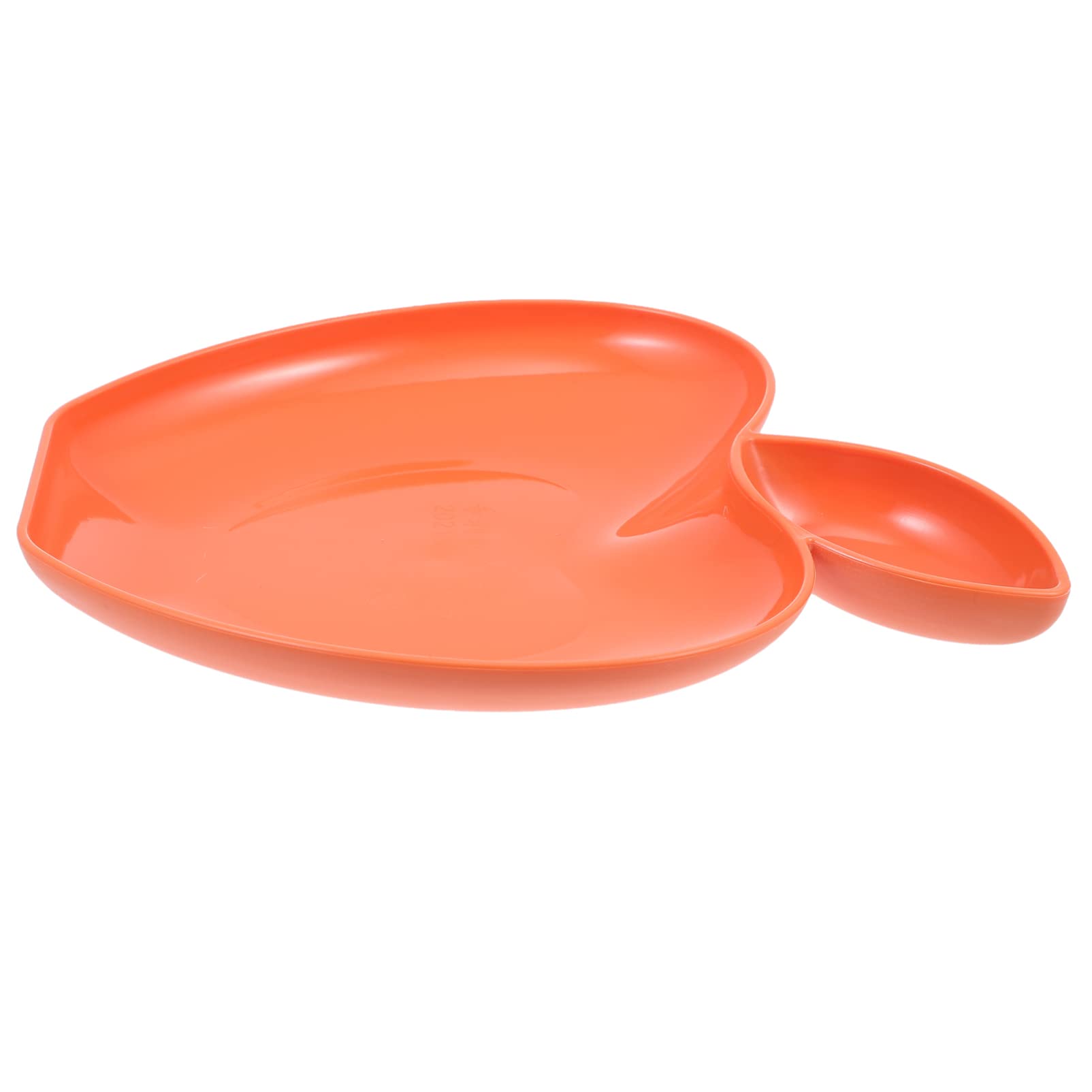 **Hemoton Apple Dumpling Plate - Japanese Style Soy Sauce Dishes & Dipping Cups - Appetizer, Dessert, Fruit & Snack Plate with Compartments - Perfect for Breakfast, Kids Meals & Party Serving**    *(Use Scenes: Ideal for serving sushi, dumplings, fruits, snacks, or as a stylish soy sauce dish for home dining and parties.)*