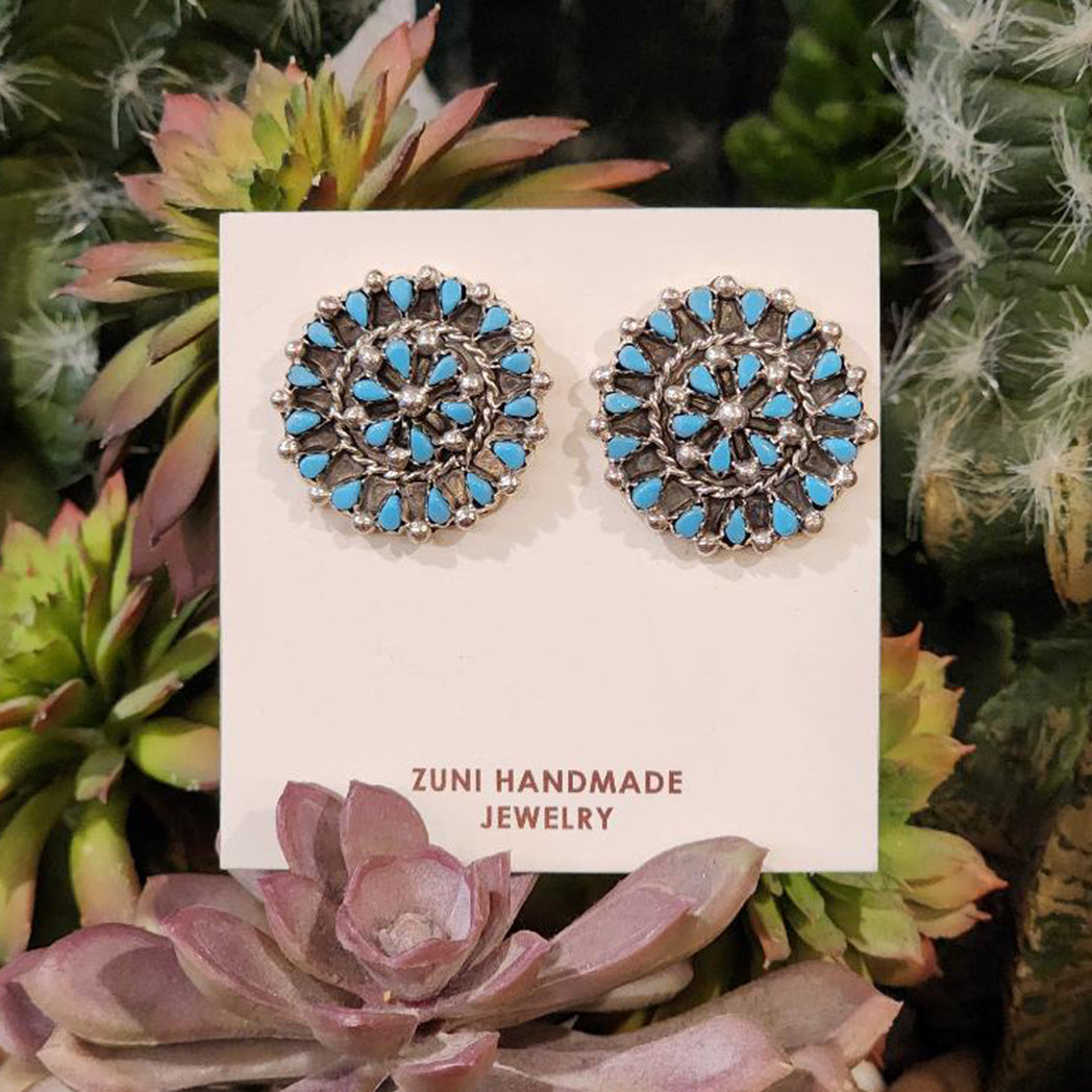 Kitty Zuni Cluster Stud Earrings - Trendy Boho Animal Jewelry for Women | Perfect for Casual Wear, Parties & Gifts