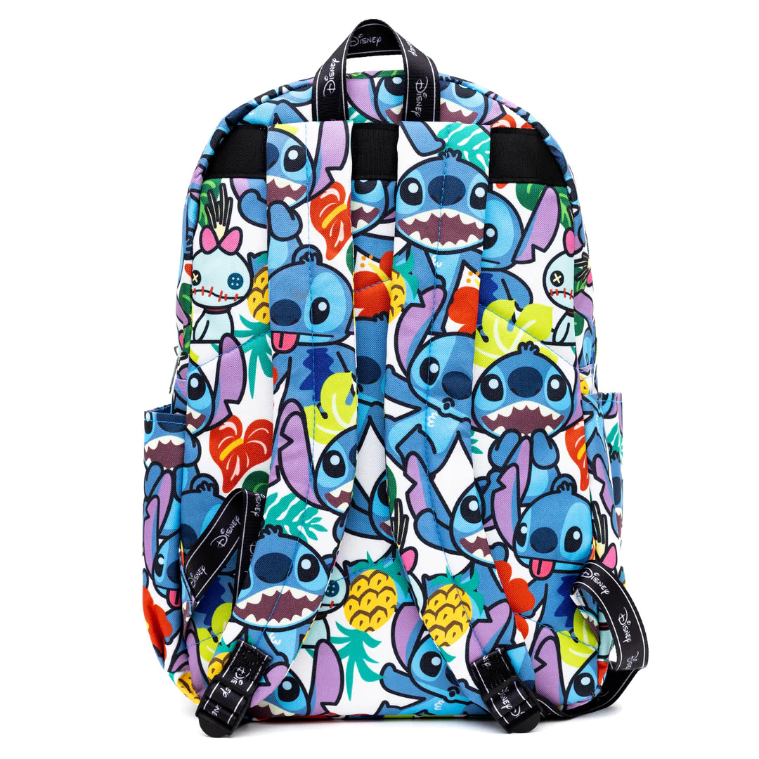 Stitch and Scrump 17 Inch Cute Anime Backpack for School, Travel, and Cosplay - Lightweight Laptop Bag for Women & Girls