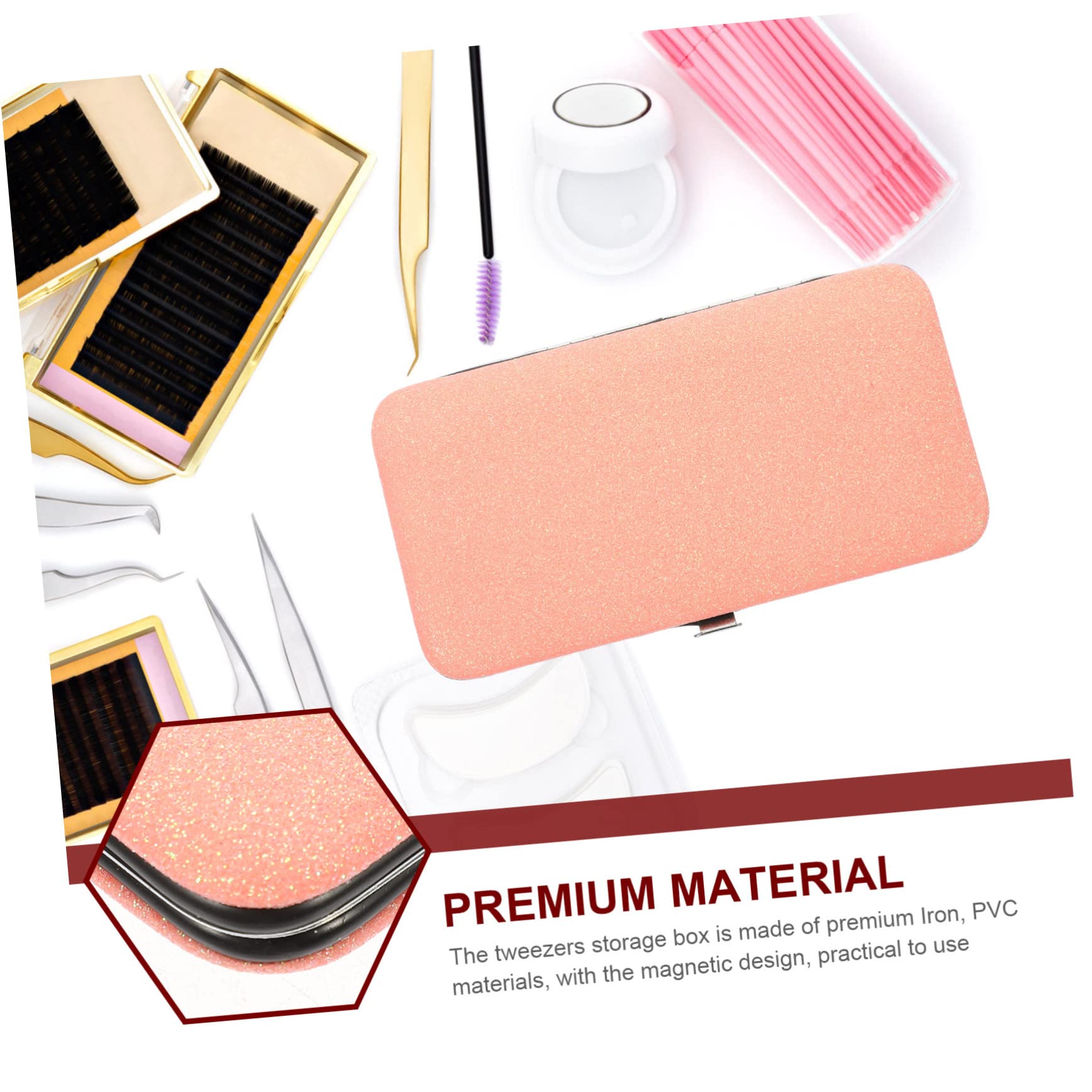 Professional Lash Extension Tweezer Storage Box with Sealing Feature - Safe & Hygienic Organizer for Eyelash Tools - Perfect for Salon, Home & Travel Use