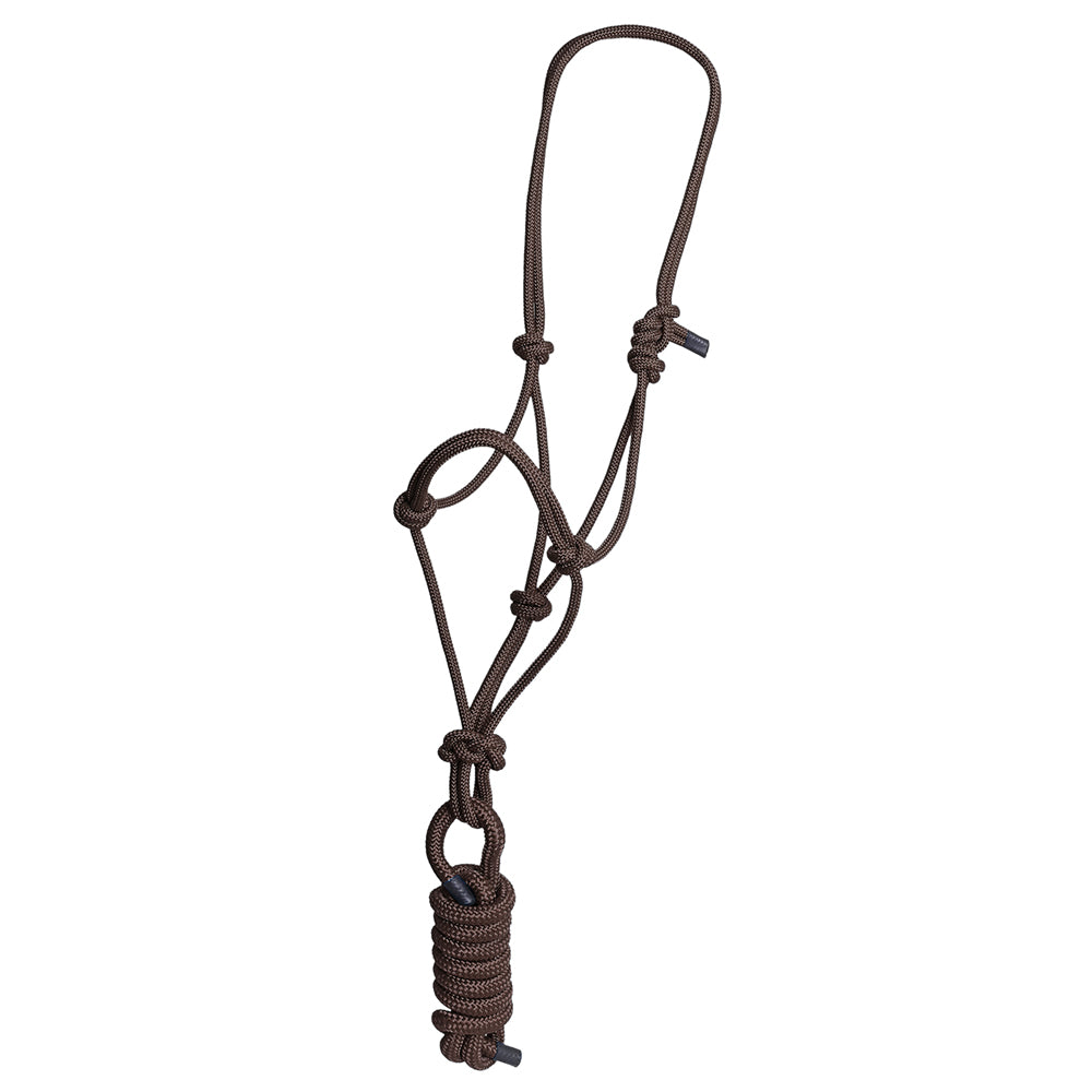 8 Ft Hilason Western Nylon Heavy Duty Horse Lead Rope Halter - Durable Multi-Colored Bridle for Training, Trail Riding & Ranch Work