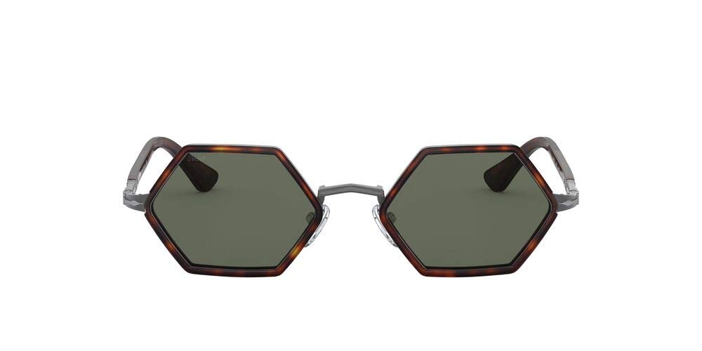 Persol PO2472S Round Polarized Sunglasses for Men & Women - Classic Vintage Style UV Protection - Perfect for Driving, Travel & Outdoor Activities