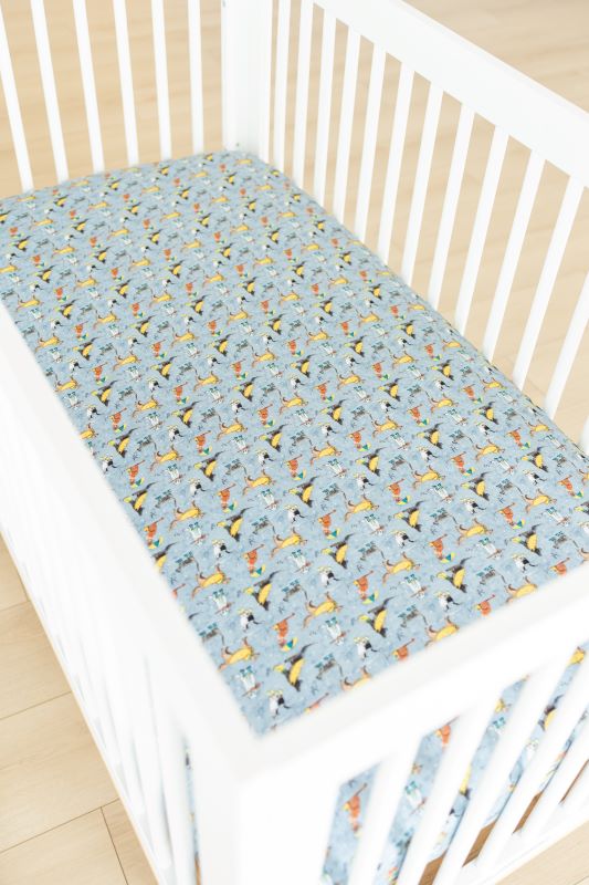 Waterproof Crib Sheet for Baby Bed - Soft & Breathable Nursery Bedding - Perfect for Rainy Days & Playtime