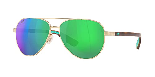 Brushed Gold/Green Mirrored Polarized-580p