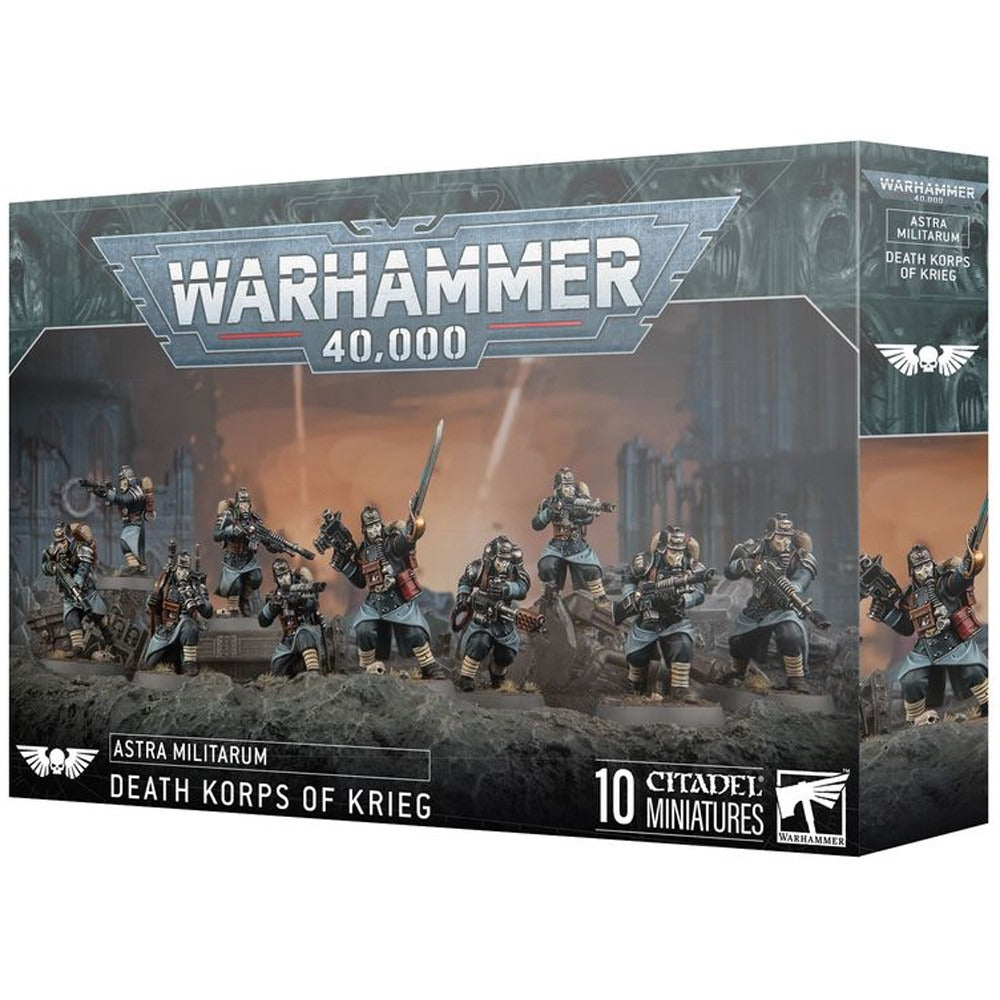 Warhammer 40K Astra Militarum Death Korps of Krieg Miniatures - Premium Tabletop Wargaming Army Set for Collectors & Strategy Gamers - Perfect for Warhammer 40K Battles & Display