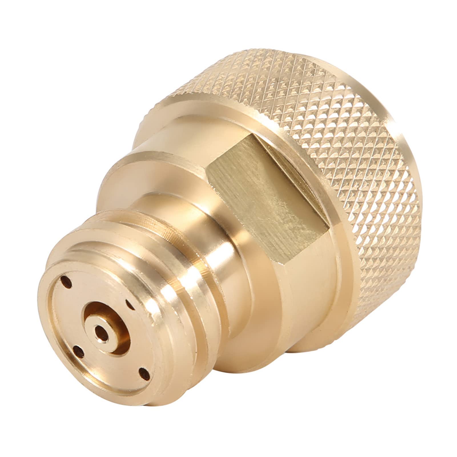 **Brass CO2 Cylinder Refill Adapter for Soda Makers - Replacement Conversion Kit for Home Carbonation Machines (Gold) | Perfect for DIY Sparkling Water & Soda Making**
