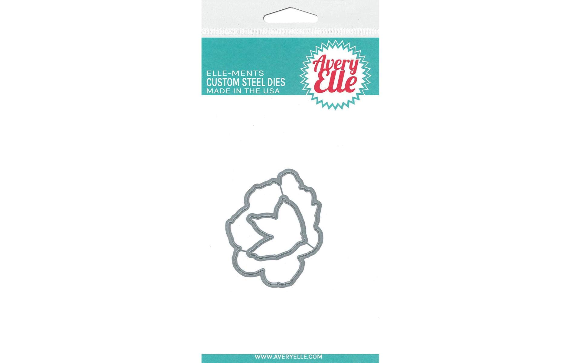 Avery Elle Die Elle-Ments Layered Rose Die-Cut Set for Card Making, Scrapbooking & Paper Crafts - Perfect for DIY Greeting Cards, Invitations & Home Decor