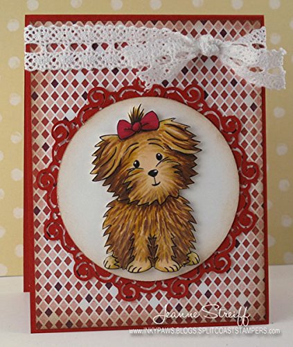 Birthday Sentiment Stamps for Card Making & Scrapbooking - Birthday Dog & Cookie Designs by The Stamps of Life - Perfect for DIY Greeting Cards, Invitations & Memory Albums