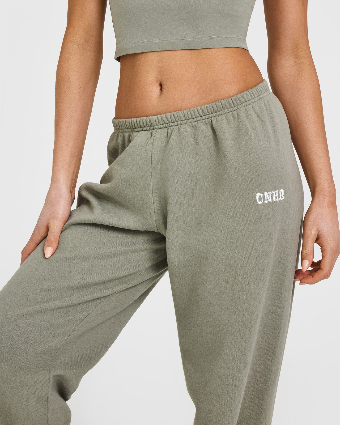 Mid Weight Joggers for Men & Women | Soft Sage Green Comfortable Lounge Pants - Perfect for Running, Yoga, and Relaxing at Home
